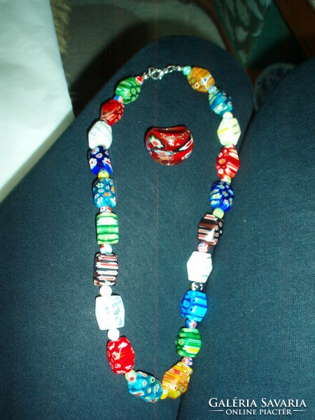 Vintage millefiori Murano necklace