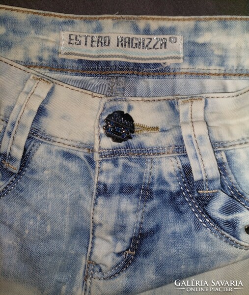 Estero ragazza mini denim skirt (40)