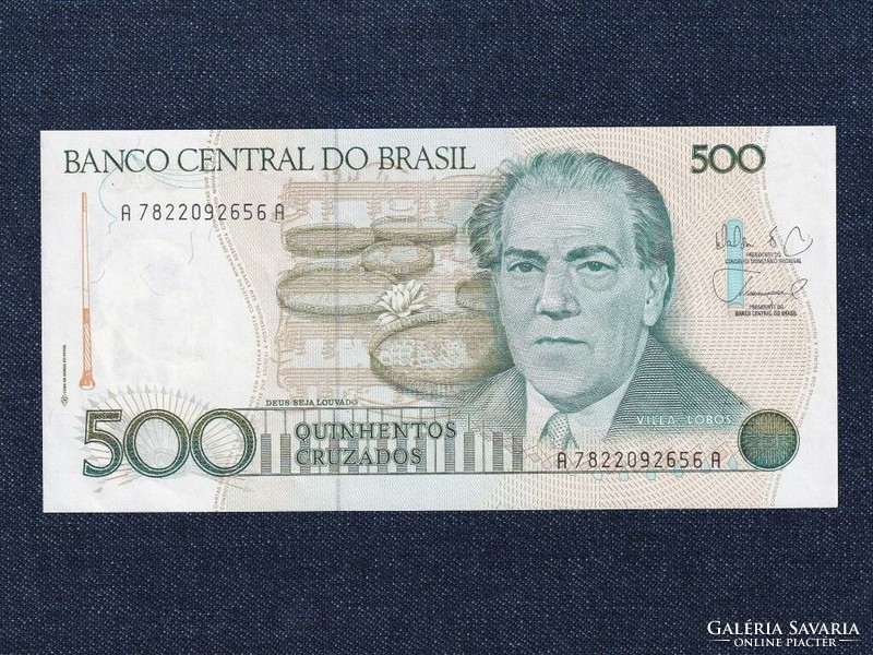 Brazília 500 cruzado bankjegy 1988 (id73757)