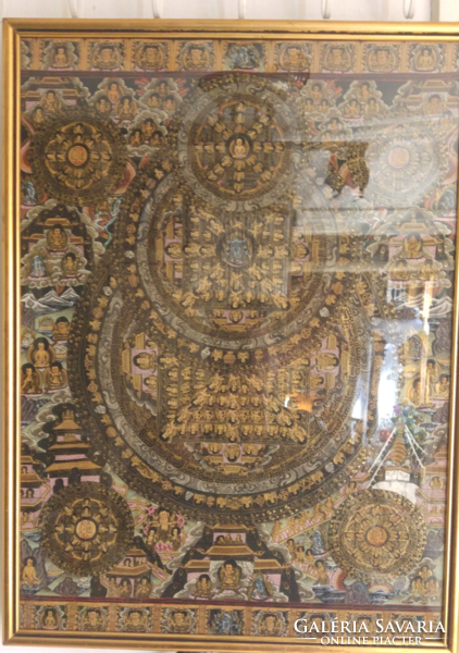 Buddhist silk image