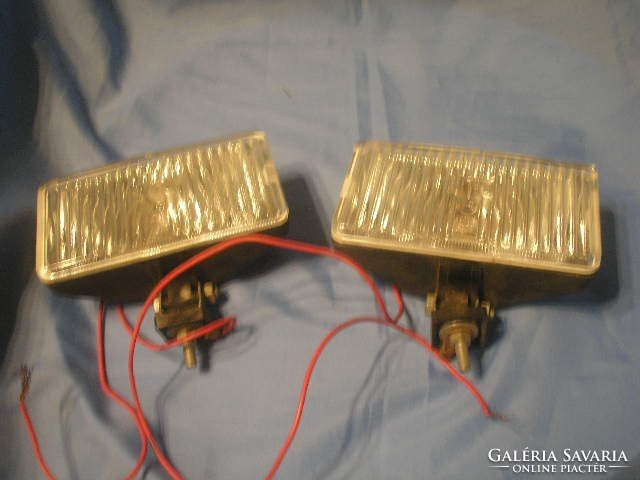 N27 old time cars antique ddr cloth halogen lamp pair new flawless gift free