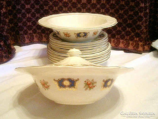 VINTAGE Staffordshire  Kensington vacsorázó ÉTKÉSZLET - Art&Decoration