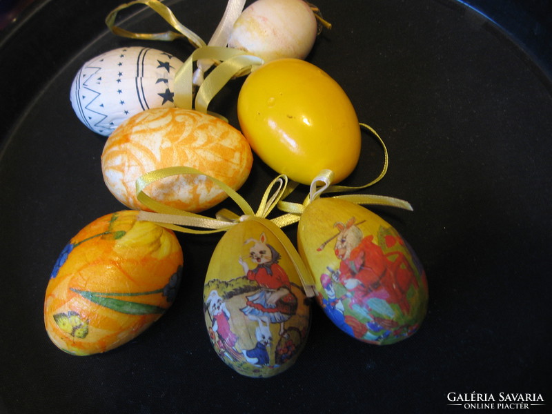 Mixed Easter egg pack of 6 pieces, decoupage