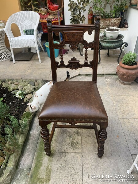 It's for the desk! Restored leather chair