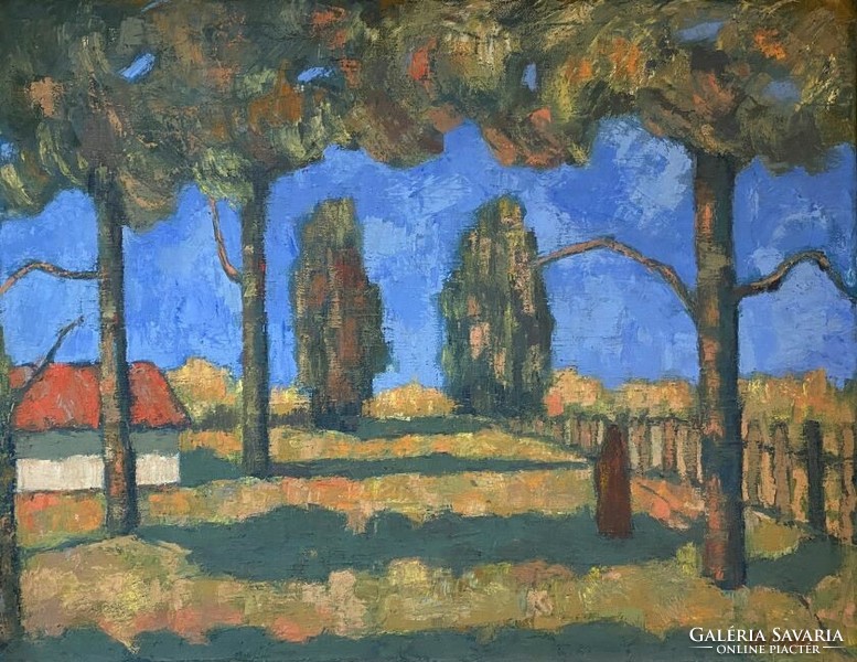 Lajos Balogh (1928-): peaceful landscape