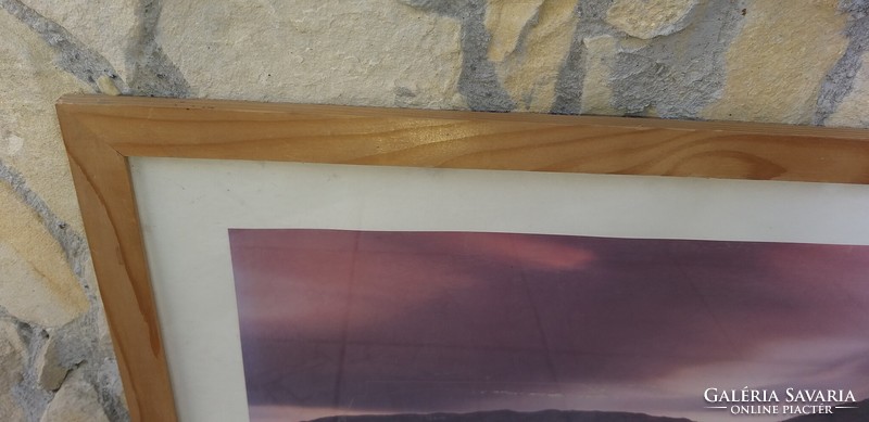 Mel Allen (Ullswater) Tájkép reprodukció fa keretben 74 cm x 54 cm