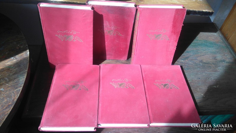 6 volumes of works by Zsigmond Móricz, athenraum 1926, only one for sale cheaply!