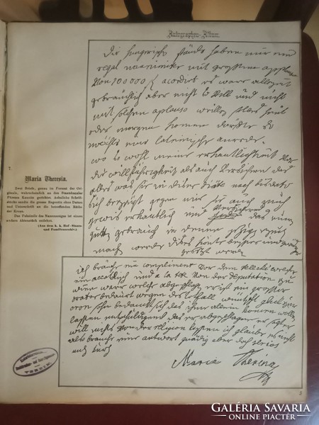 1864-es Autogram album hírességek kézírásával