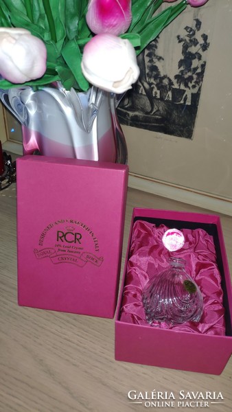 Royal Crystal Rock RCR olasz ólomkristály parfümös üveg