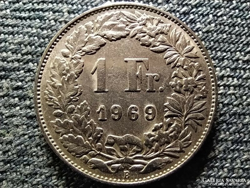 Switzerland 1 franc 1969 b (id42613)