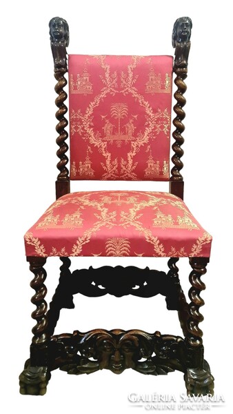A609 Antik, reneszánsz stílusú, faragott szék