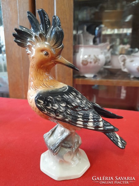 German, Germany katzhütte 1941-1958 hand painted bird, porcelain figurine. 16.5 Cm.