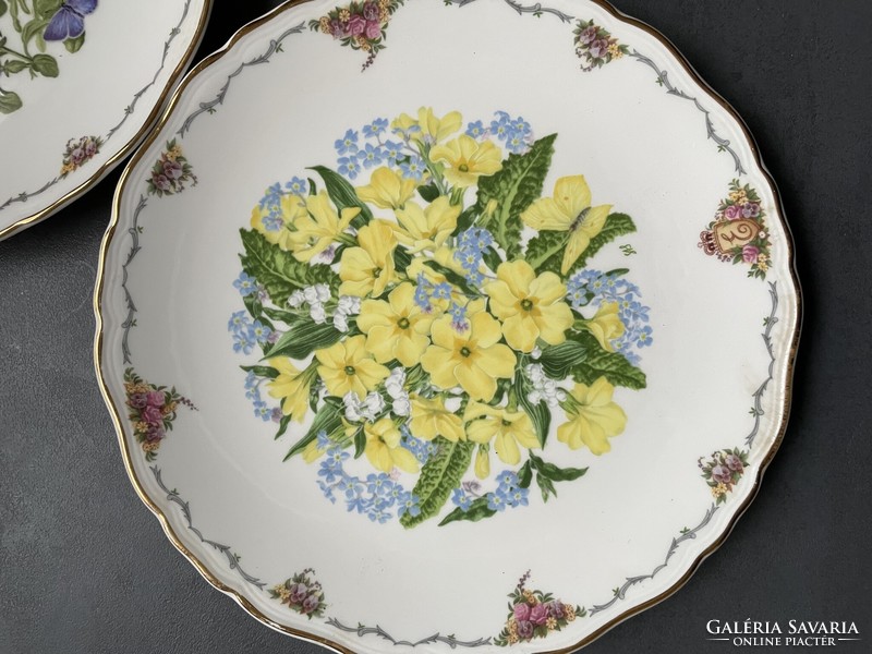 Royal Albert dísz tányér csodás tavaszi virágokkal