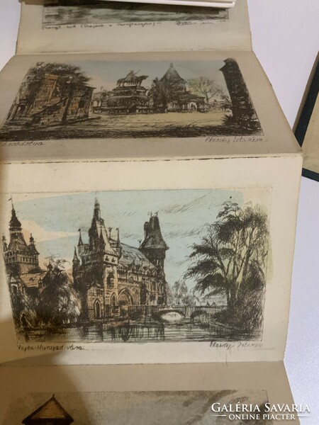 Budapest artistic etchings