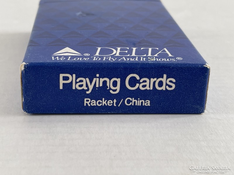 Retro, vintage delta airlines French card, unopened packaging