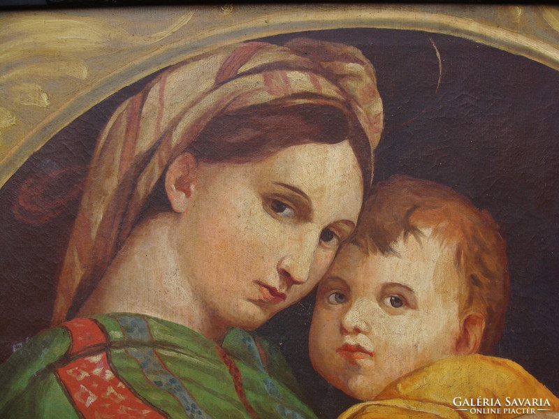 Madonna gyermekekkel ,szentkép, festmény