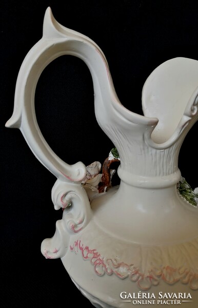 Dt/166 - capodimonte style carafe, pitcher