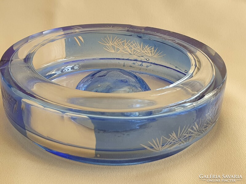 Glass ashtray