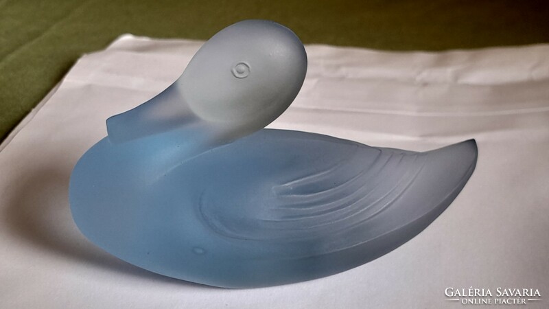 Marked original laliqve French glass duck