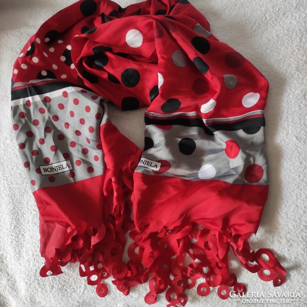 Bonjela - large polka dot Turkish scarf