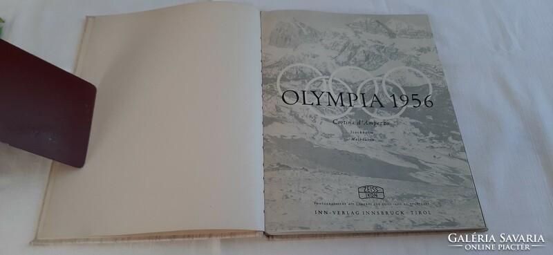 Olympia1956. Cortina d'ampezzo -inn-verlag innsbrick-tirol -german-language- zeiss icon - (4) rarity