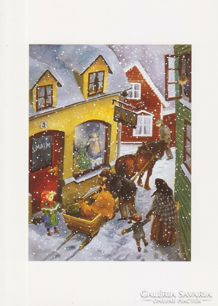 ILON WIKLAND: THE DAY BEFORE CHRISTMAS (képeslap)
