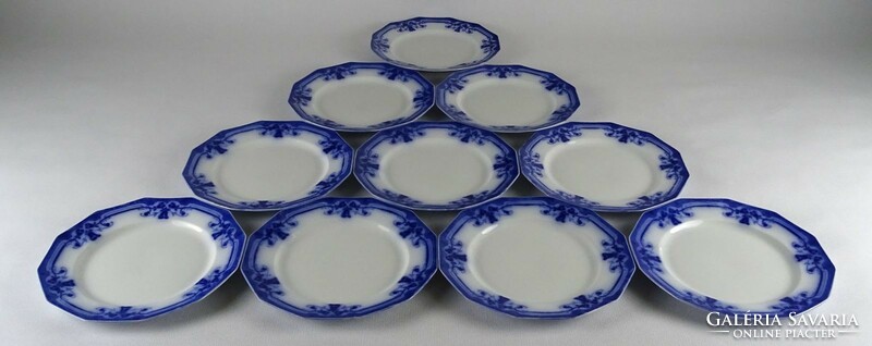 1M533 antique johnson bros porcelain cake plate set of 10 pieces