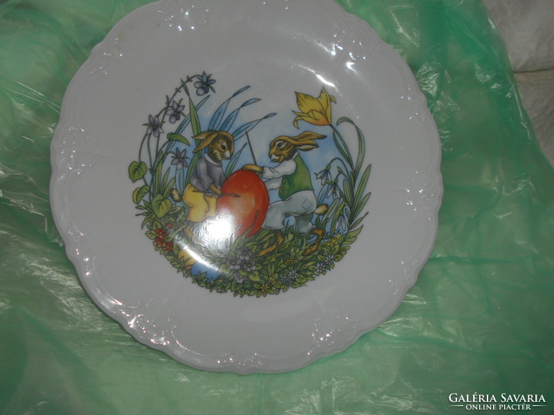 Péter rabbit German porcelain plate -- large size