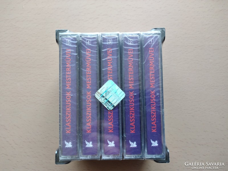 Masterpieces of the classics, 5 unopened cassette tapes