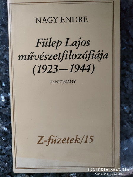 NAGY ENDRE : FÜLEP LAJOS MŰVÉSZETFILOZÓFIÁJA / 1923 - 1944 /  SZÁMOZOTT