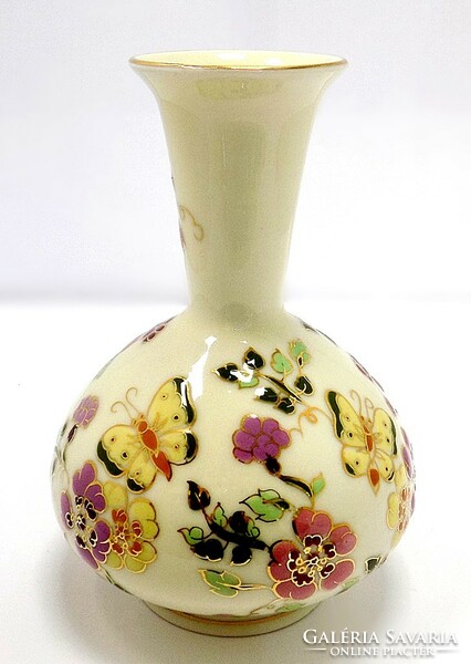 Zsolnay butterfly vase (zal-bi45951)