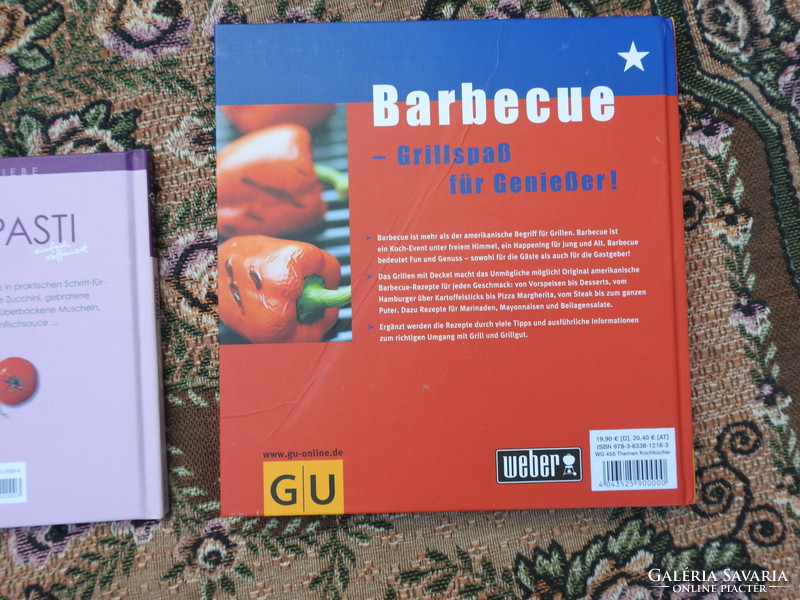 2 German language cookbooks in one barbeque