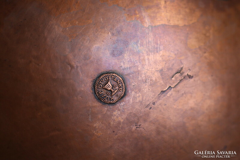 A large 3-legged bowl marked with a little Ferenc goldsmith