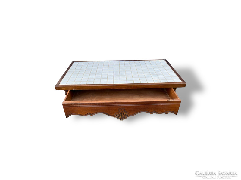 Baroque tiled coffee table