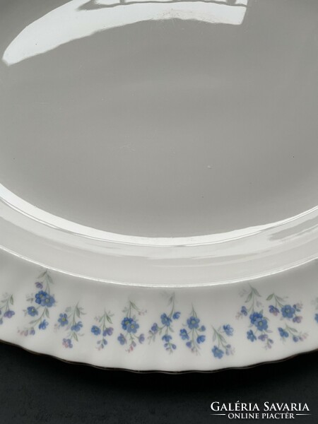 Royal albert memory lane English bone china large serving bowl with forget-me-nots