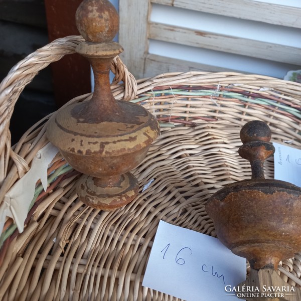 Old wooden furniture or clock ornament complements