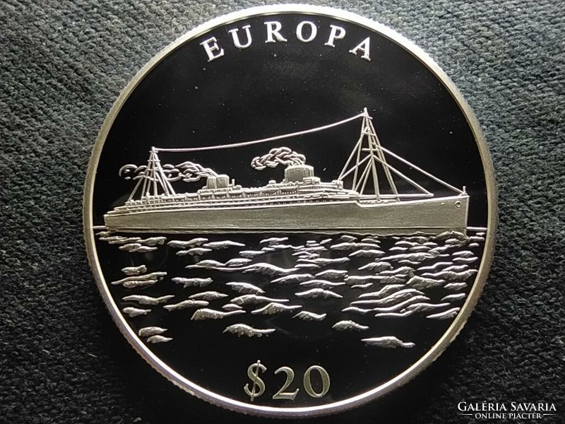 Libéria Európa .999 ezüst 20 Dollár 2000 PP (id73541)