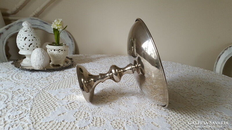 Silver colored metal tray