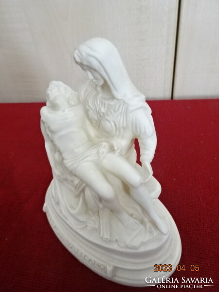 Alabaster statue - pieta - vatican. Its height is 13 cm. Jokai.