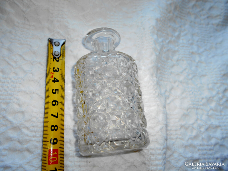 Antik csiszolt kristály   illatszeres üveg
