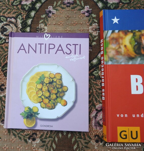 2 German language cookbooks in one barbeque