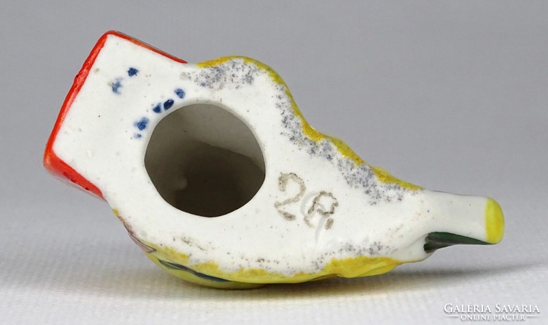 1M559 Régi kisméretű kínai keleti bölcs porcelán figura 7 cm