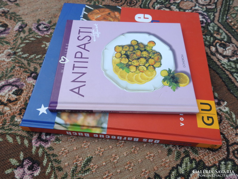 2 German language cookbooks in one barbeque