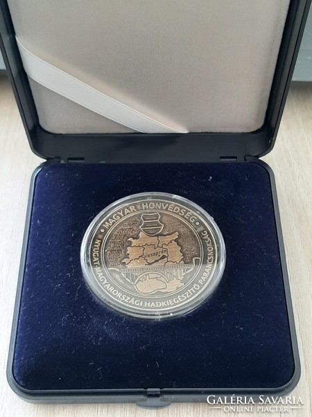 Mn Western Hungarian Military Auxiliary Command Veszprém commemorative medal in gift box