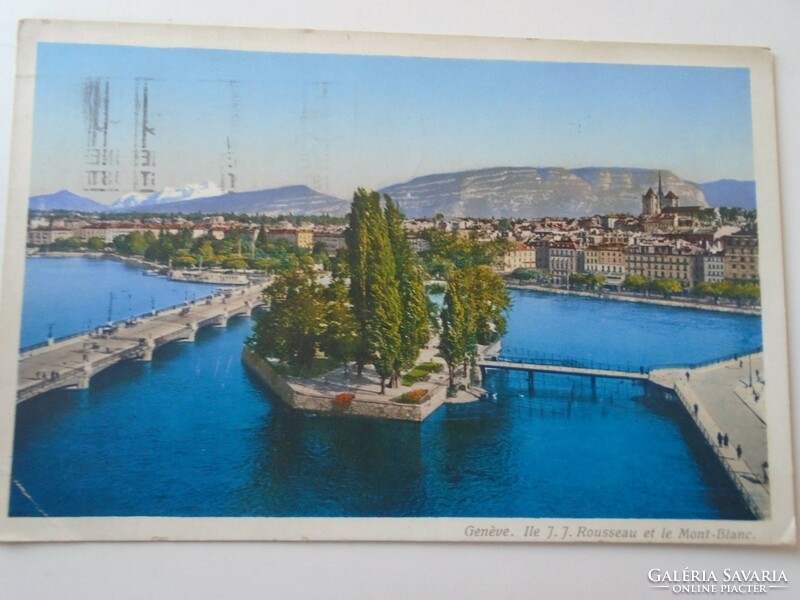 D194008 - postcard addressed to Dr. Iván Nagy Vitéz from Geneva to Budapest László Ledermann