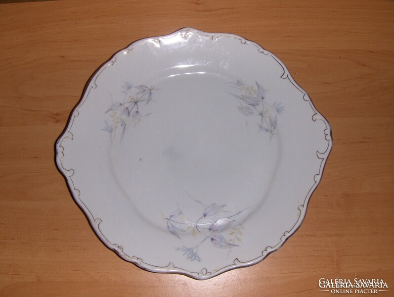 Régi Hollóházi porcelán kínáló tál tányér 25*27 cm (ap)