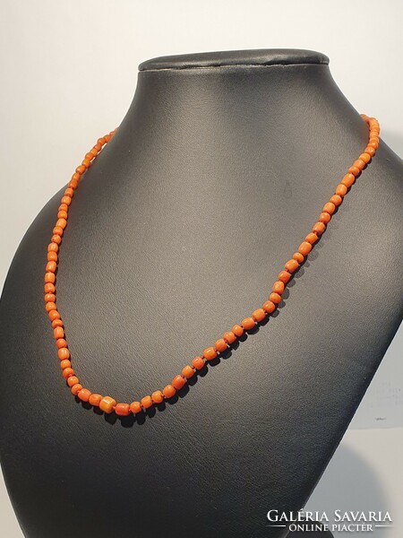 Mediterranean coral necklace