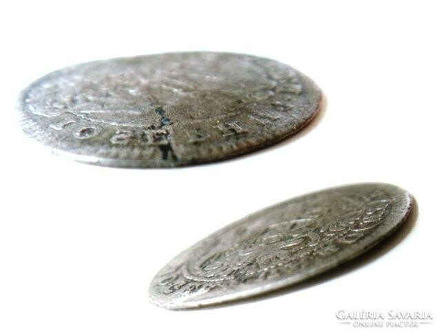 3 Kreuzer Josephus 1710, középkori ezüst pénzérme
