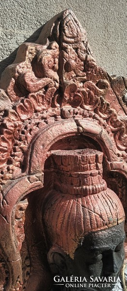 Indiai Buddha falikép lámpa. Alkudható