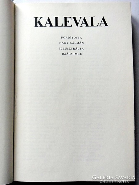 Kalevala. Finnish folk epic